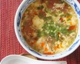 トマトと豚ひき肉で＊さっぱり酸辣湯作り方5写真