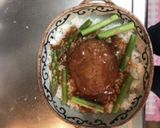 残り物で作る焼きカレー(ハンバーグ入)作り方2写真