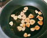 生の小松菜のニンニクチップサラダ♪作り方1写真