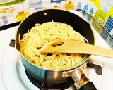 ルッコラと生ハムのオイルパスタ作り方4写真