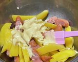 ソーセージとじゃがいものわさびマヨあえ作り方6写真