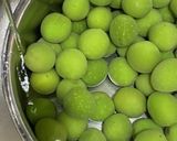 青梅の翡翠煮(甘露煮)作り方8写真