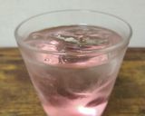 ☆紫梅でつくる梅シロップ☆ロゼワイン色作り方8写真