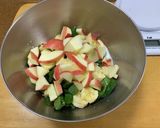 甘〜い♪グリーンスムージー作り方8写真