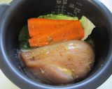 炊飯器で鶏味噌チャーシューと黒米おこわ♪作り方5写真