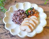 炊飯器で鶏味噌チャーシューと黒米おこわ♪作り方7写真
