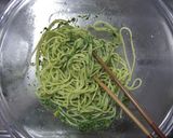 ほうれん草のジェノベーゼパスタ作り方4写真