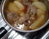 ＊エスニック気分の牛すじ大根＊作り方7写真