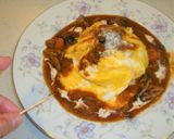 おうちカフェランチ❤️ドレスオムライス作り方8写真