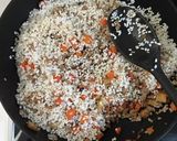 炊飯器で炊く！豚ひき肉の中華おこわ作り方6写真
