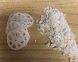 ポリ袋で作るれんこん入りつくね作り方1写真