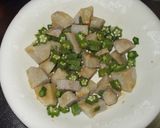 里芋のゴマ味噌味サラダ作り方1写真