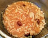 なめこ大根の味噌雑炊作り方2写真