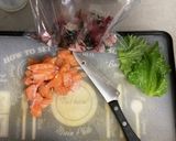 刺身とアボカドのめんつゆ漬け丼作り方2写真