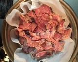豚タンの塩レモン炒め作り方3写真