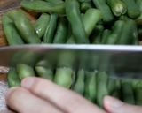 インゲン豆のガーリックバター炒め作り方2写真