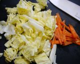 盛岡じゃじゃ麺味噌！野菜炒め作り方1写真