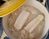 白いとうもろこしのごはん作り方4写真