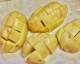 レンチン・皮ごと新ジャガイモのポテサラ作り方1写真