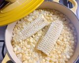 白いとうもろこしのごはん作り方7写真