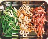 かぼちゃとベーコンのホットサラダ作り方2写真