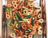 かぼちゃとベーコンのホットサラダ作り方3写真