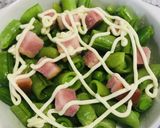 スナップエンドウのチーズ焼き作り方5写真