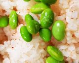 大人のおにぎり♪辛子明太子と枝豆作り方1写真