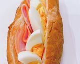 パンアレンジ　材料2種類♪作り方3写真