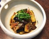 茄子とみょうがのポン酢炒め作り方6写真