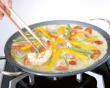 オレンジ風味のチキンパエリア作り方5写真