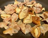 豚にら椎茸の甘辛炒め作り方2写真