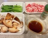 豚にら椎茸の甘辛炒め作り方1写真