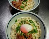 釜揚うどん(牛すき煮、温玉)@≧↺≦@)作り方4写真
