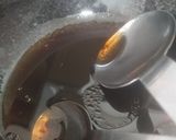簡単lunch★三つ葉の汁無し油麺作り方2写真