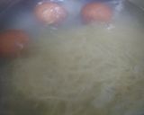 簡単lunch★三つ葉の汁無し油麺作り方4写真