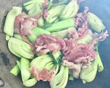 美味しい〜♡豚肉と青梗菜のオイスター炒め作り方4写真