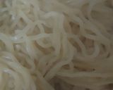簡単lunch★三つ葉の汁無し油麺作り方5写真