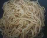 簡単lunch★三つ葉の汁無し油麺作り方6写真