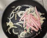 卵黄でつくるカルボナーラ作り方1写真