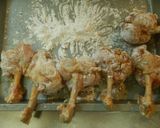 揚げないヘルシー唐揚カリカリチューリップ作り方4写真