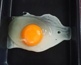 簡単黄身とろ目玉焼き作り方1写真