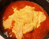 バターチキンカレーと手作りナン作り方8写真