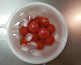 ミニトマトのフルーツマリネ作り方1写真