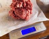 FPで牛肉100%ハンバーガー用パテ作り方4写真