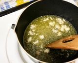 バジルと生ハムのオイルパスタ作り方3写真