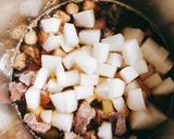 活力鍋（圧力鍋）のピリ辛牛すじ煮込み作り方6写真