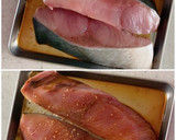 鰤のわさびしょうゆ焼きとろろかけ作り方2写真
