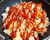 餃子アレンジ(チルド餃子でピザ)作り方4写真