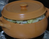 白菜と豚肉＋大根鍋作り方3写真